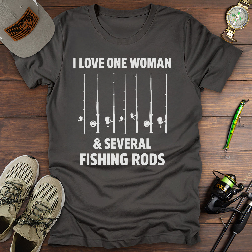 Fishing Rod Love T-Shirt