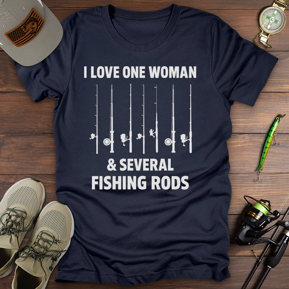 Fishing Rod Love T-Shirt