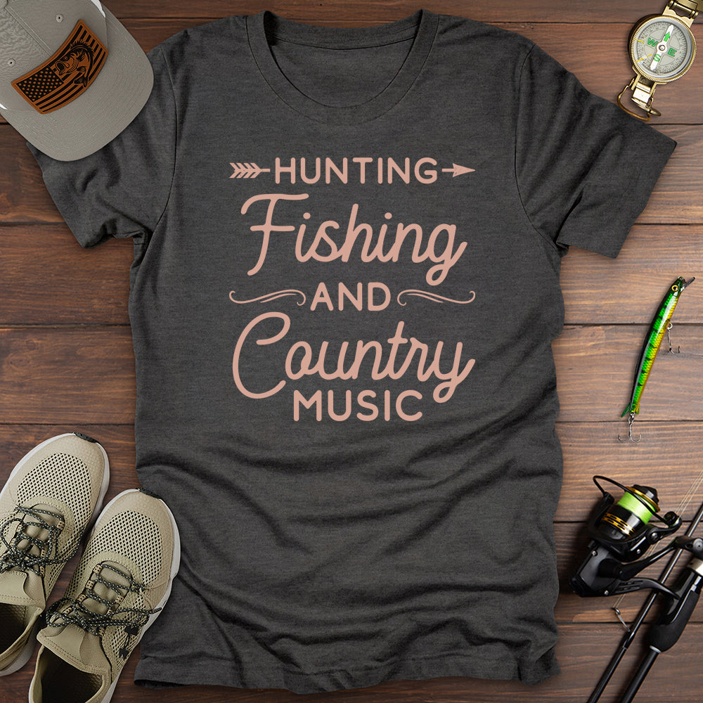 Hunting Fishing Country T-Shirt