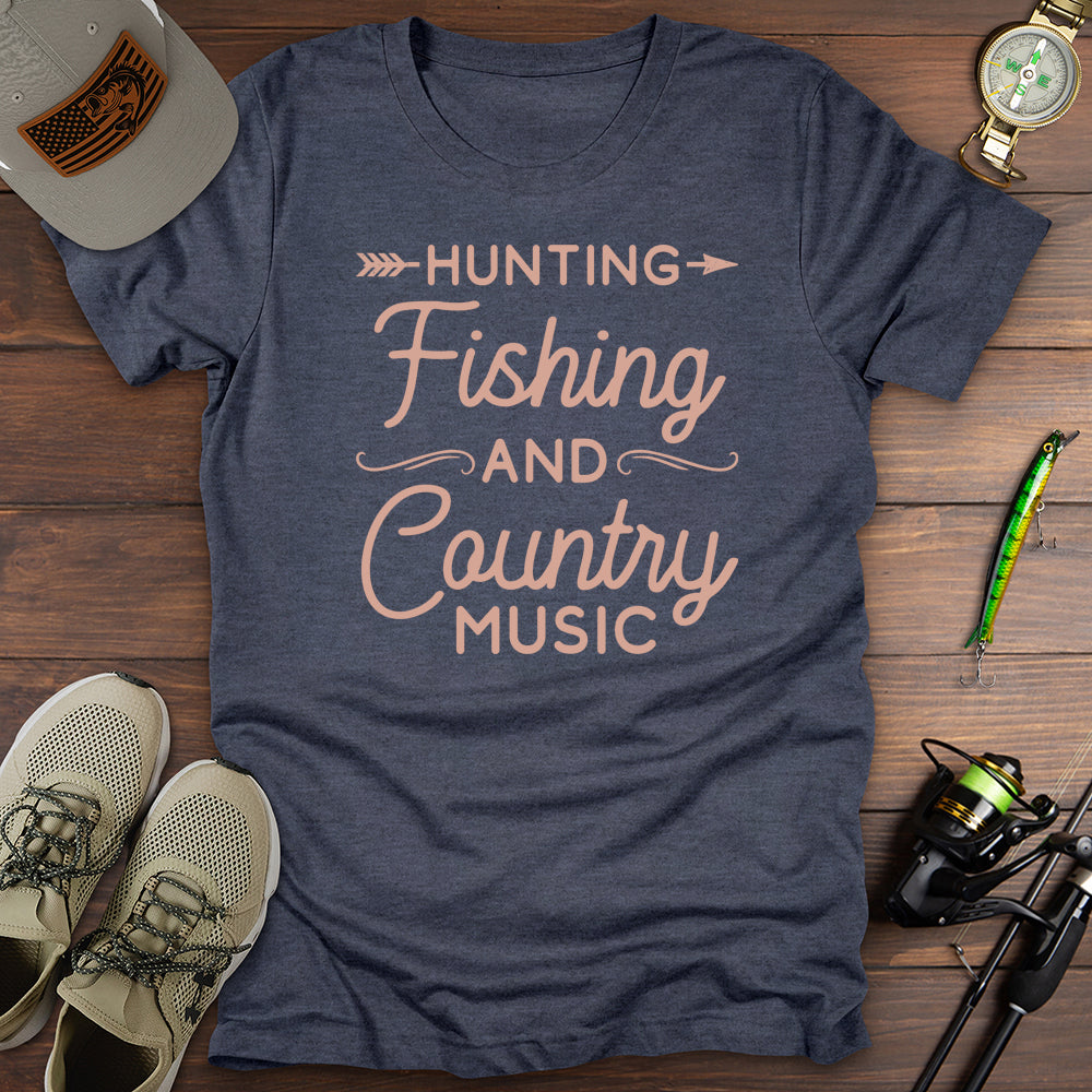 Hunting Fishing Country T-Shirt