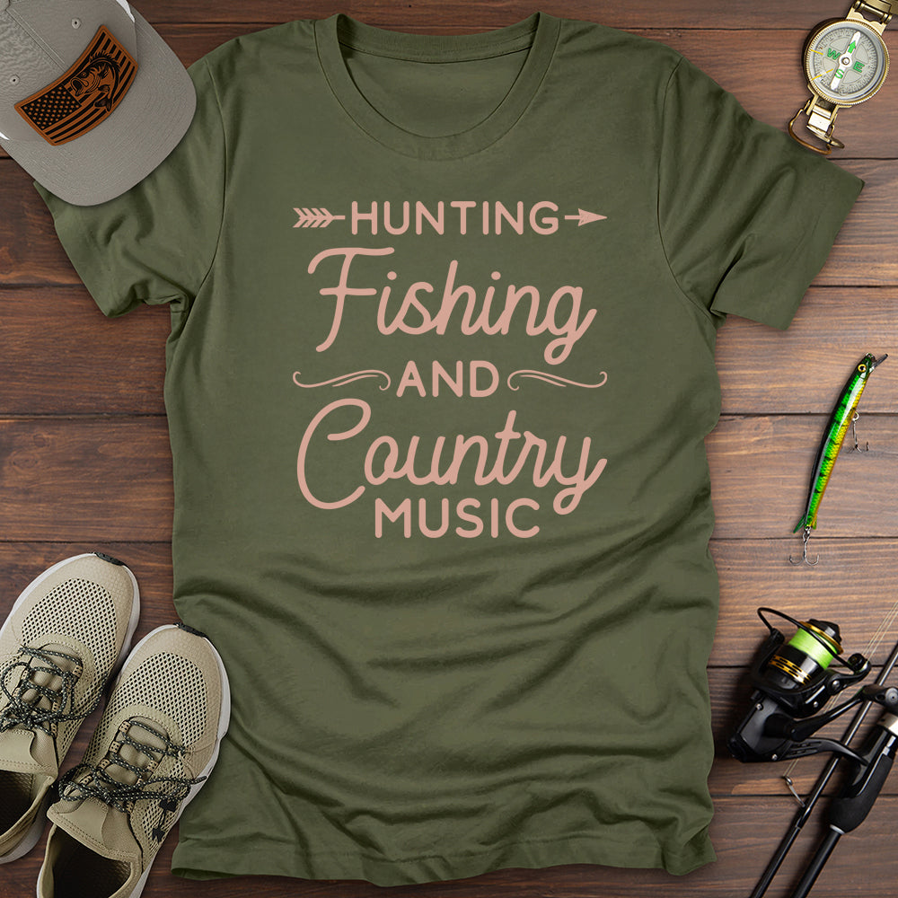 Hunting Fishing Country T-Shirt