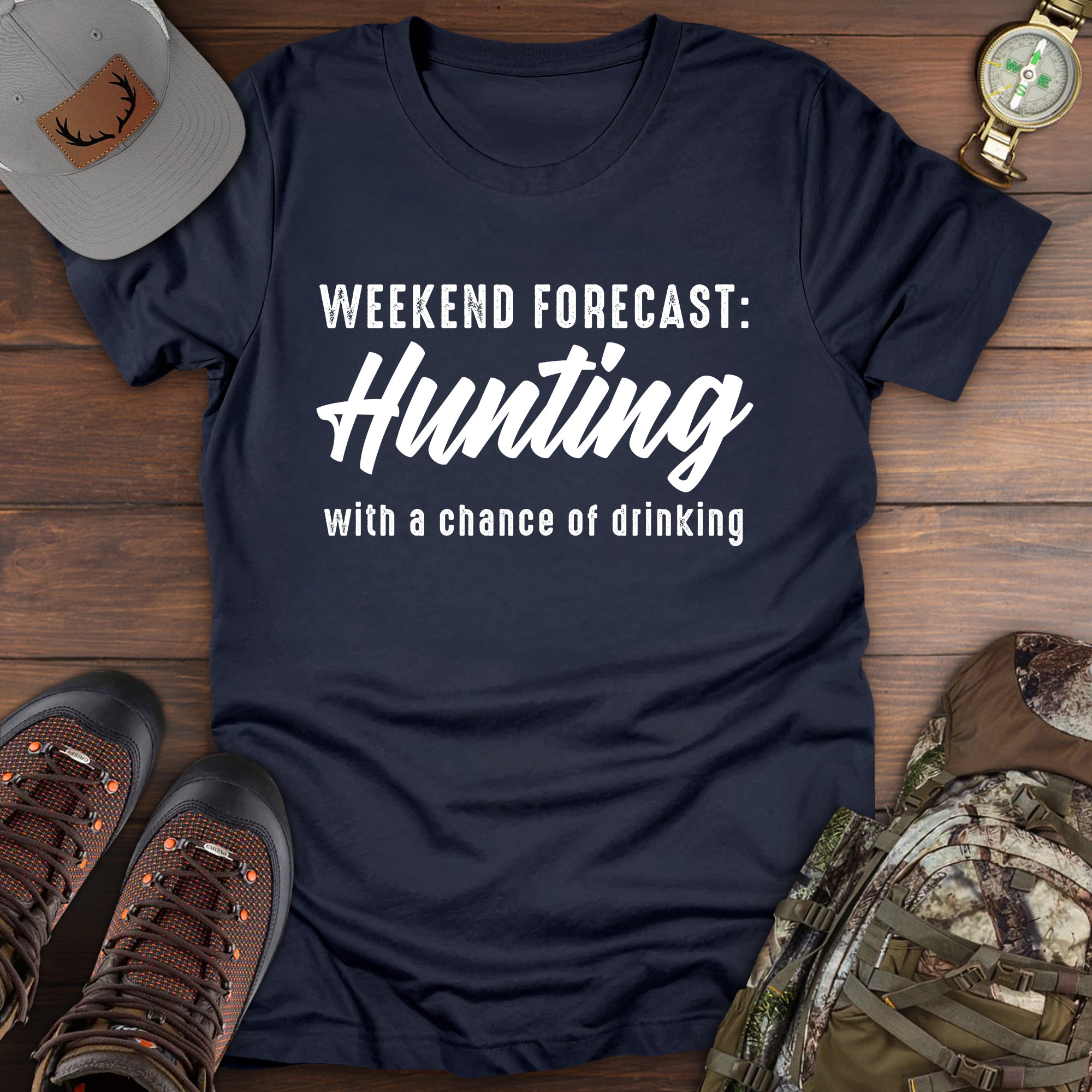Weekend Forecast Hunting T-Shirt