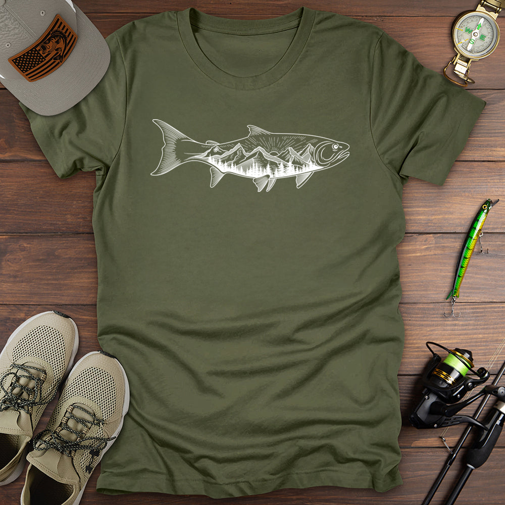 Nature Fish Fishing T-Shirt